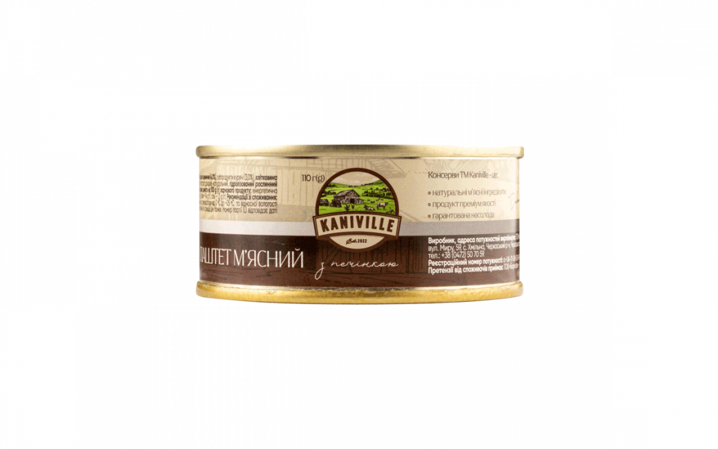 Печінковий паштет 110 г - ТМ Kaniville