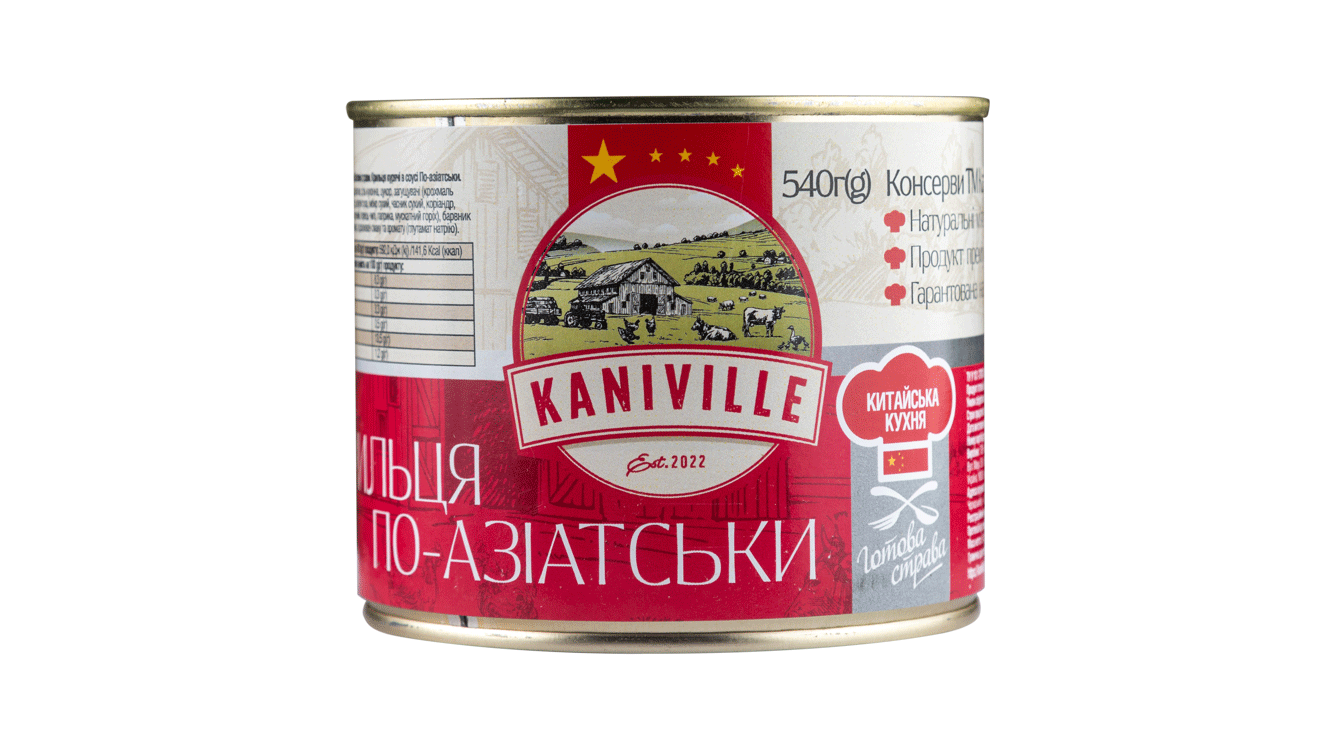 Курячі крильця в соусі по-азіатськи 540 г - ТМ Kaniville