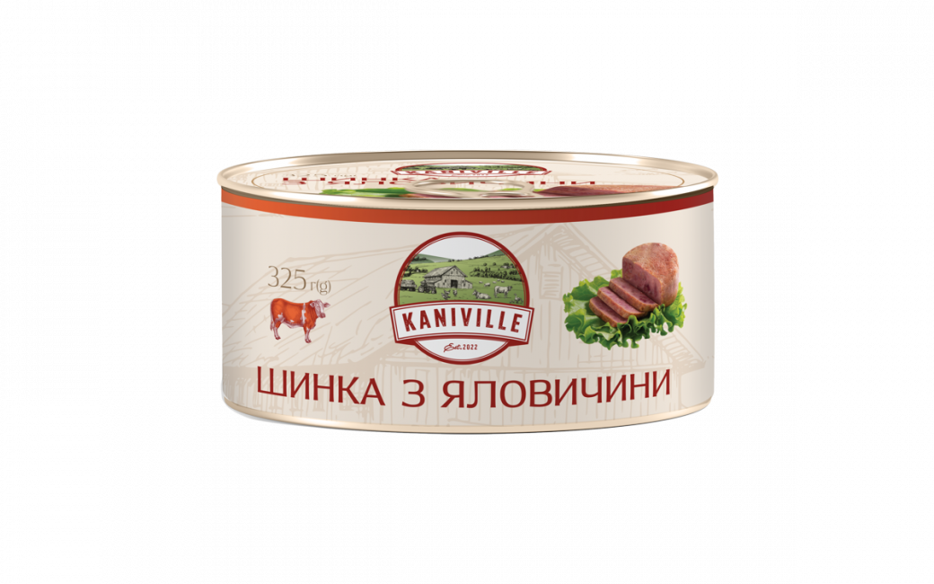 Шинка з яловичини 325 г - ТМ Kaniville