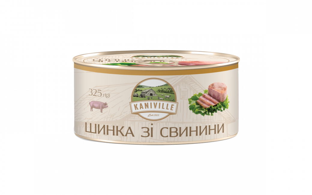 Шинка зі свинини 325 г - ТМ Kaniville